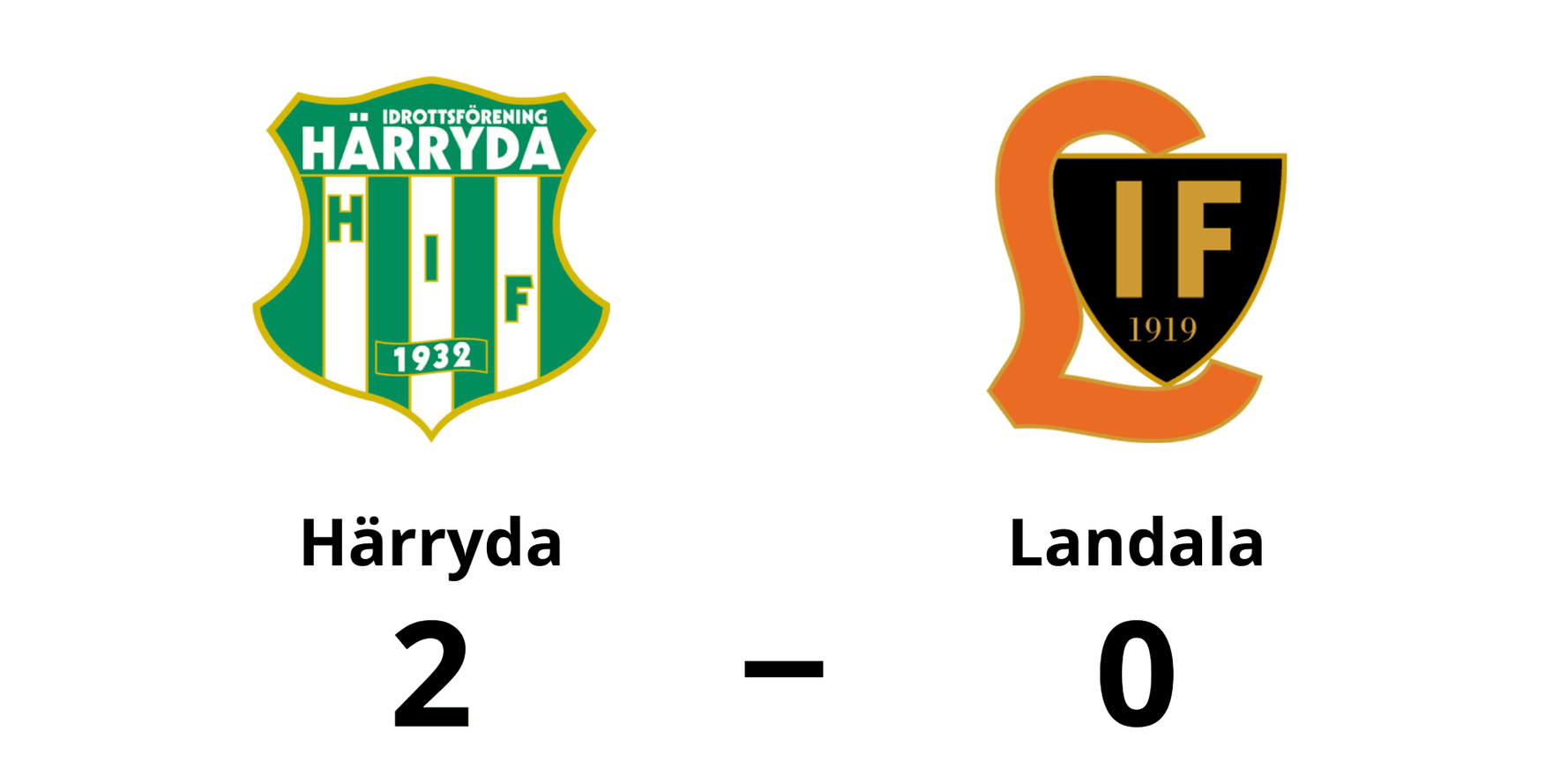 Härryda IF vann mot Landala IF