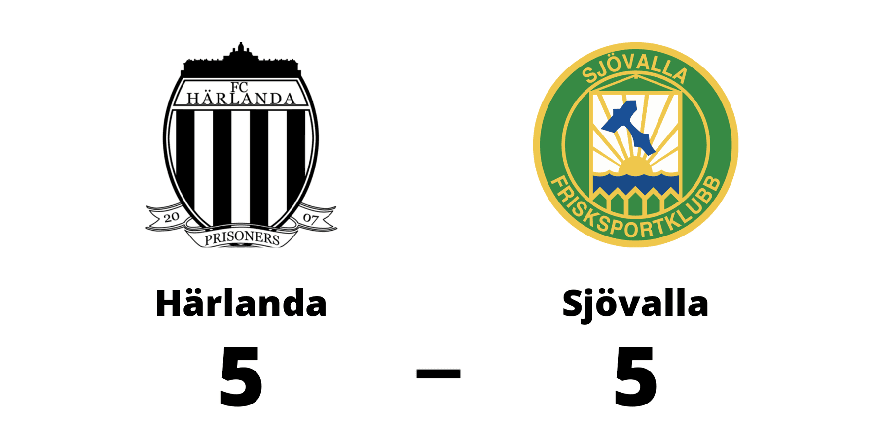 FC Härlanda spelade lika mot Sjövalla FK