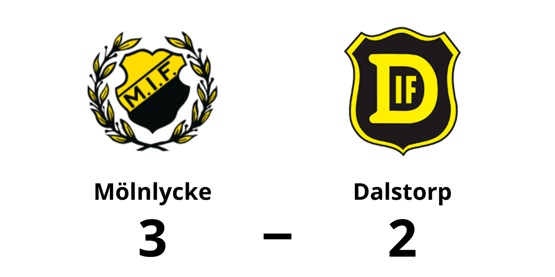 Mölnlycke IF vann mot Dalstorps IF