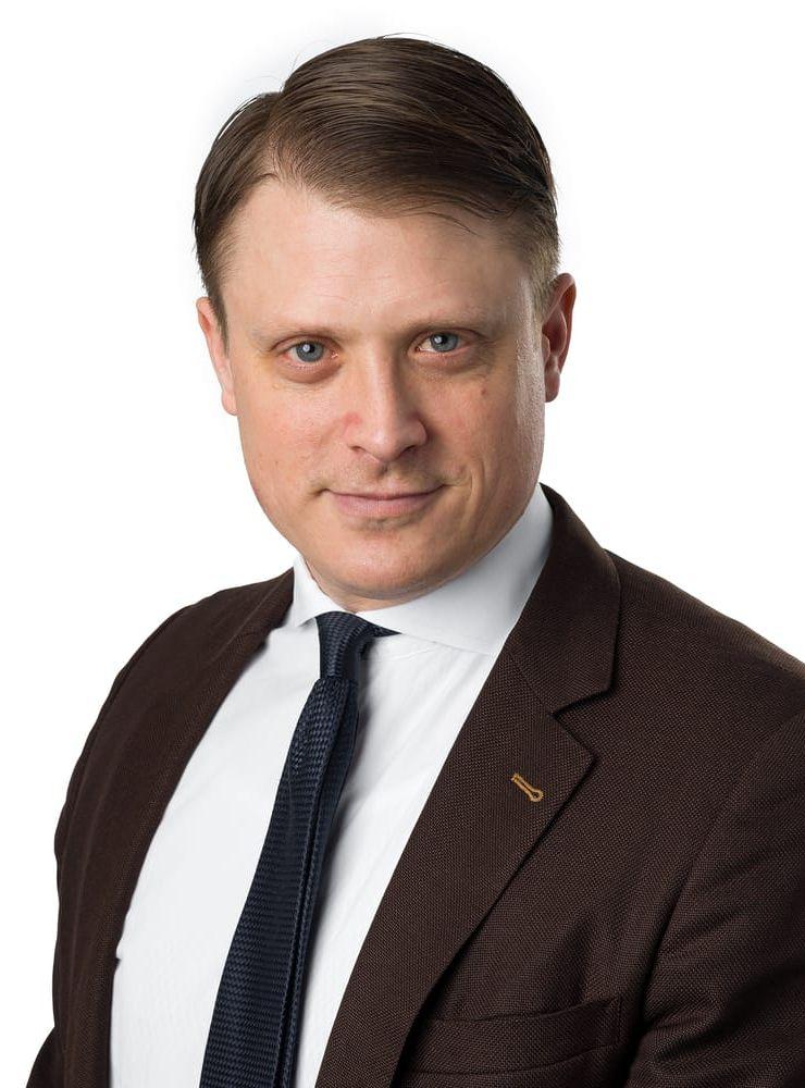 Gustaf Josefson (M), regionråd i opposition i Västra Götalandsregionen.