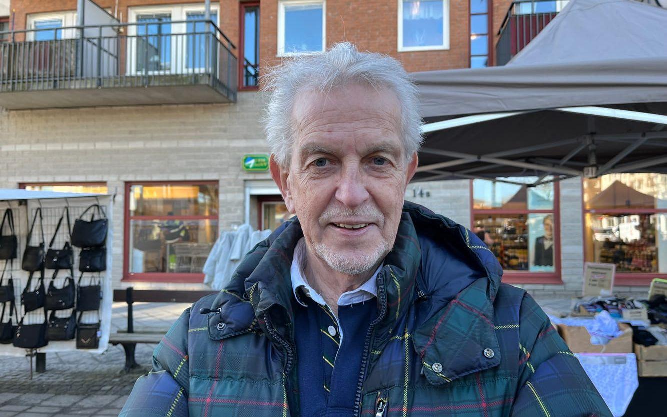 Jan Landin, 76, Mölnlycke, pensionär. 